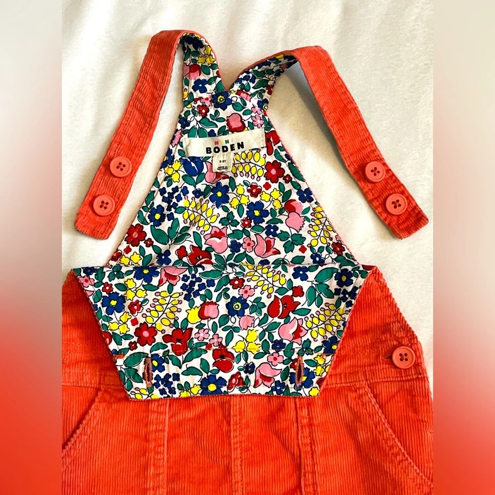 GAP Zara Boden Toddler Girls LOT of Dresses Floral Pink Yellow Coral 2T 2-3 YO - Picture 15 of 16